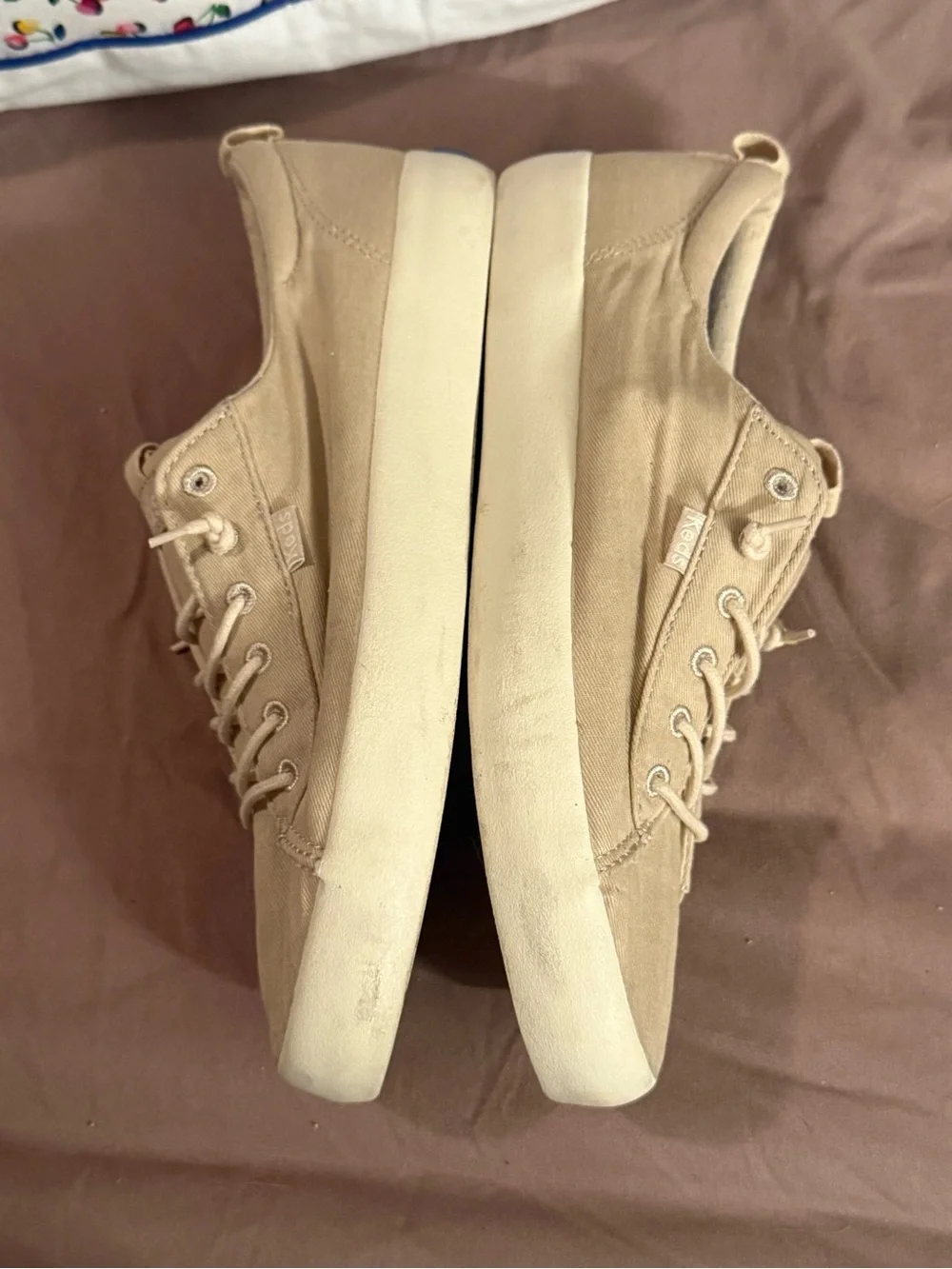 Keds Men’s Beige Canvas Sneakers